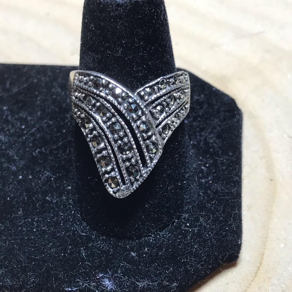 Marcasite Sterling Ring